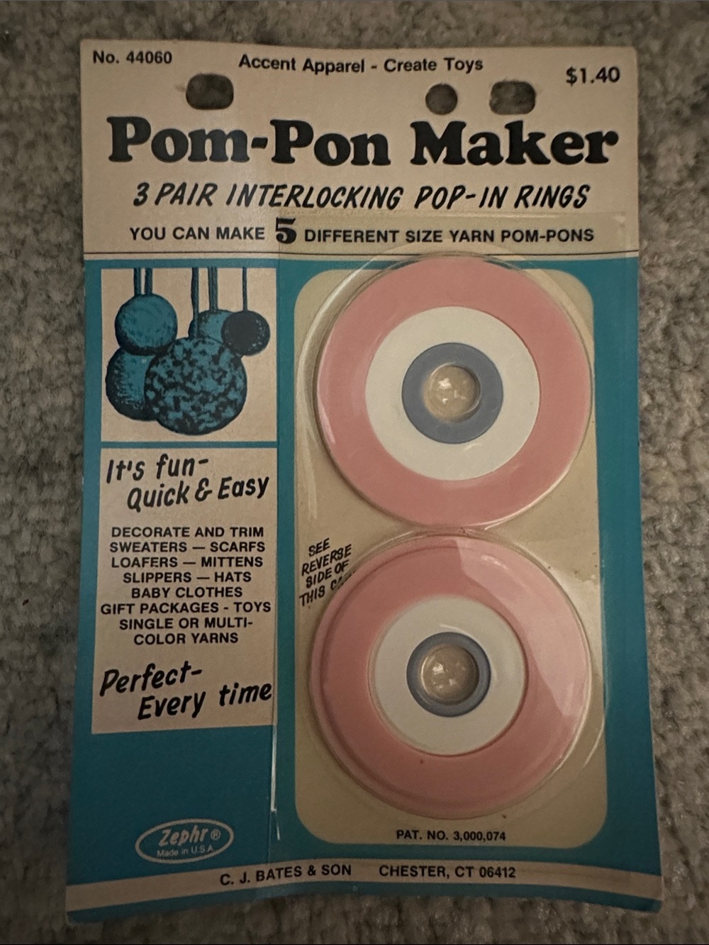 Collectible vintage Pom Pom maker